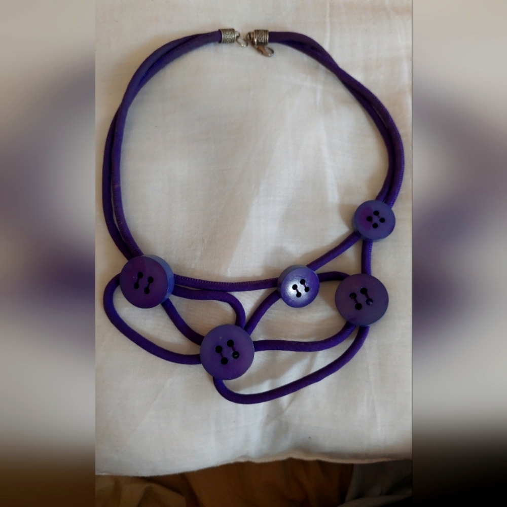 Purple Necklace Made in Italy